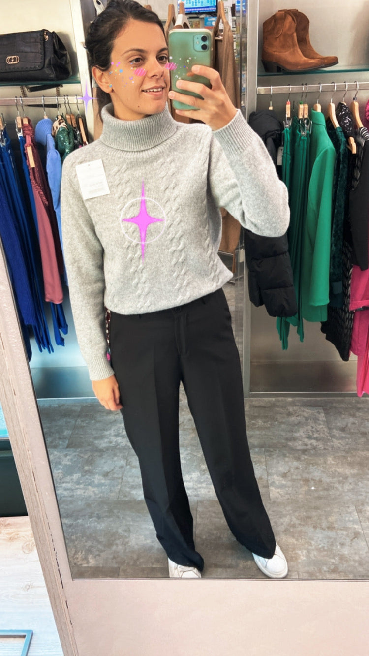 PANTALONE ELETTRA - NERO