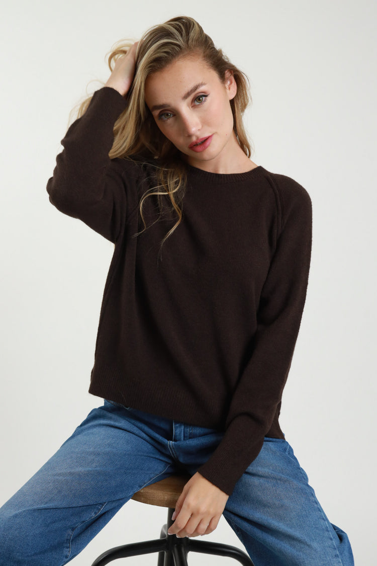 SUSY MIX - MAGLIONCINO GIROCOLLO - MORO