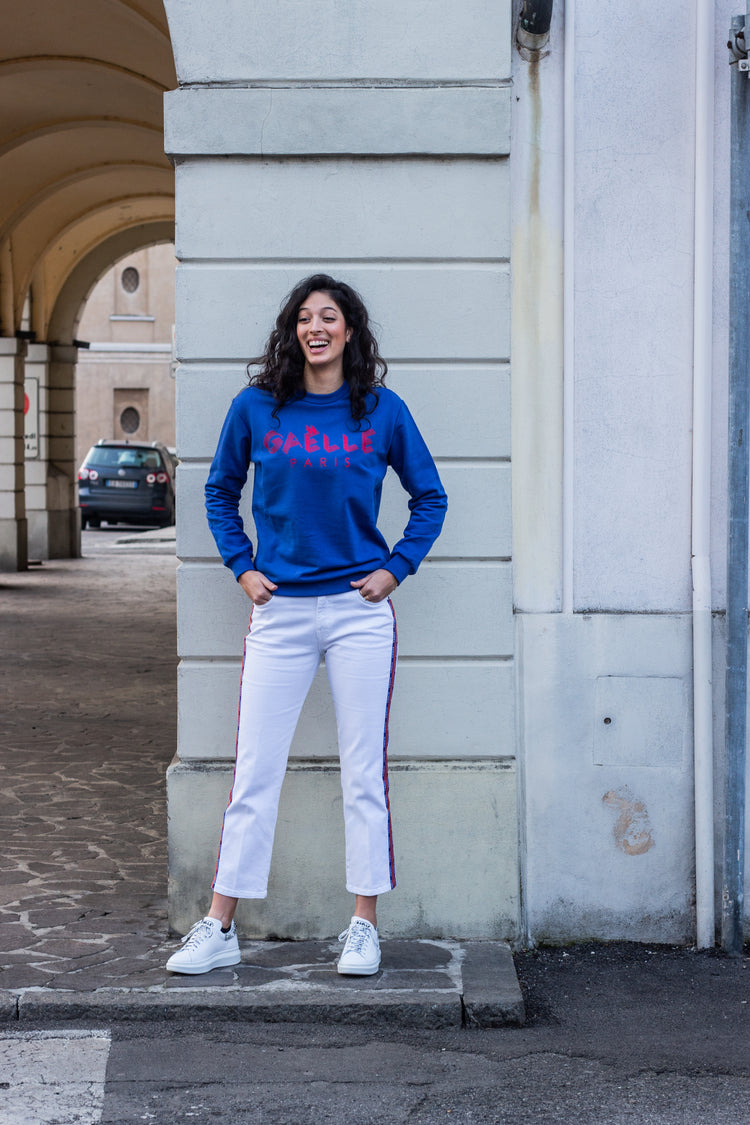 GAELLE PARIS - JEANS - BIANCO