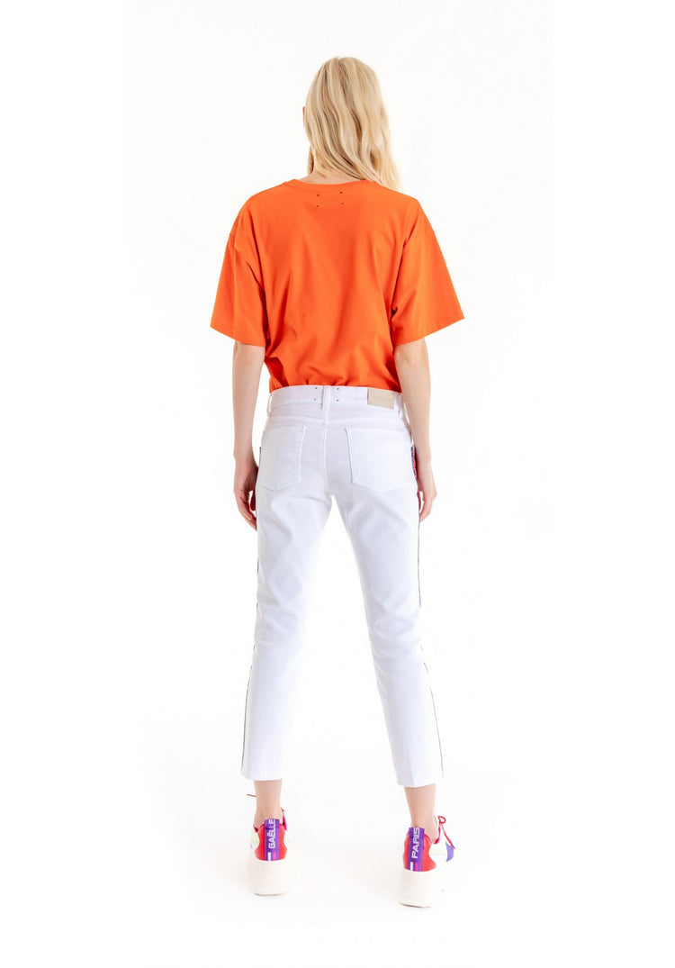 GAELLE PARIS - JEANS - BIANCO