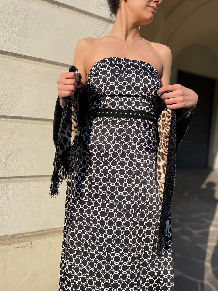 GIL SANTUCCI - ABITO NERO CON SPACCO