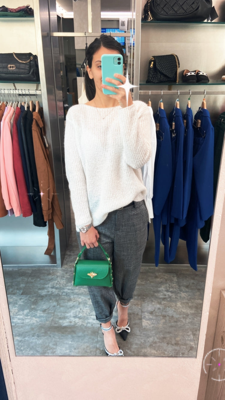 MOTEL - PANTALONE SOFT - GRIGIO