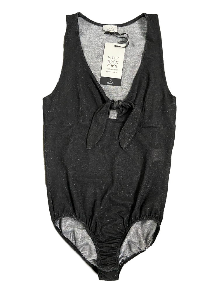 BERNA - BODY NERO CON LUREX