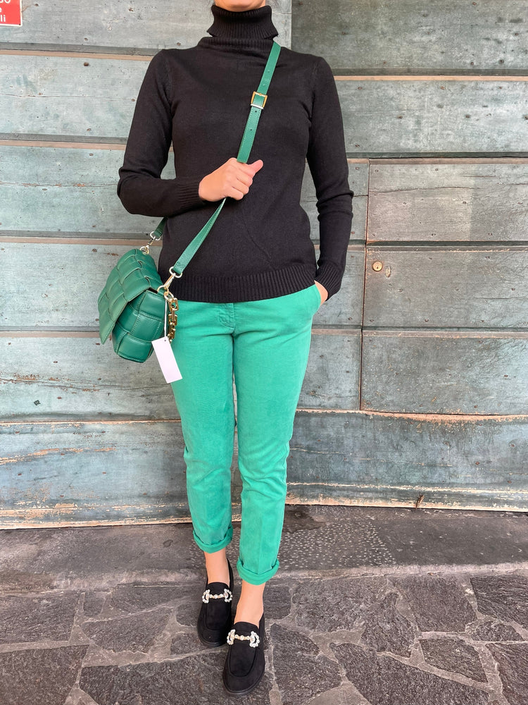 PANTALONE BASIC - VERDE SMERALDO