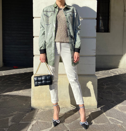 SANDALI HALLEY GLITTER - NERO