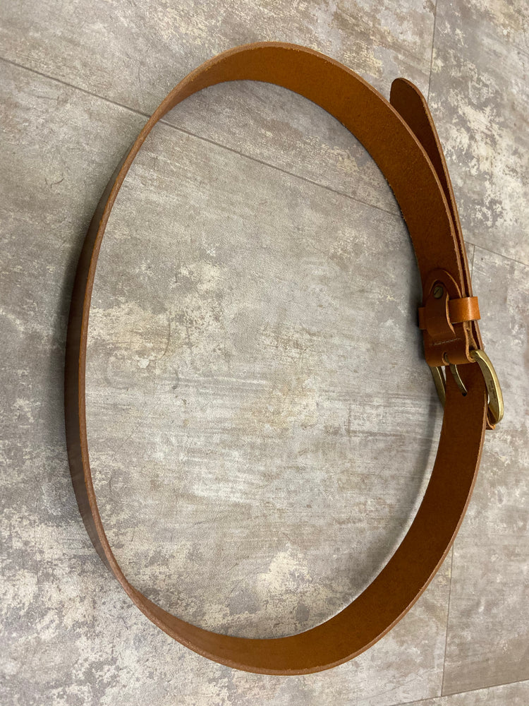 CINTURA LISCIA IN PELLE