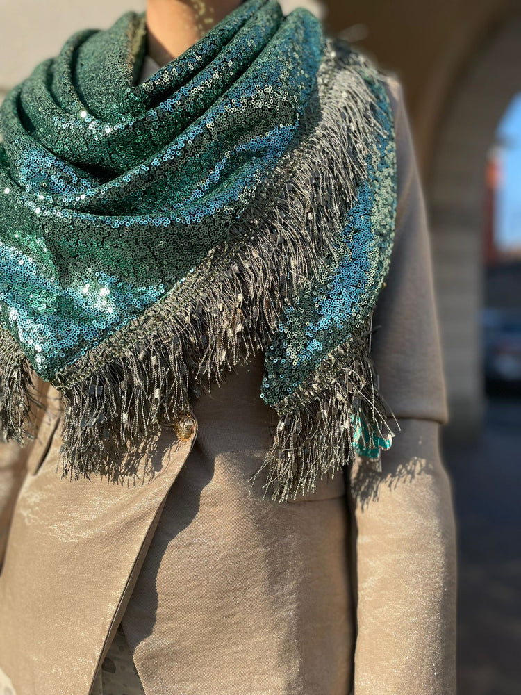 KATHERINA LORETTA - BRILLANTINI/LEOPARDATA - VERDE