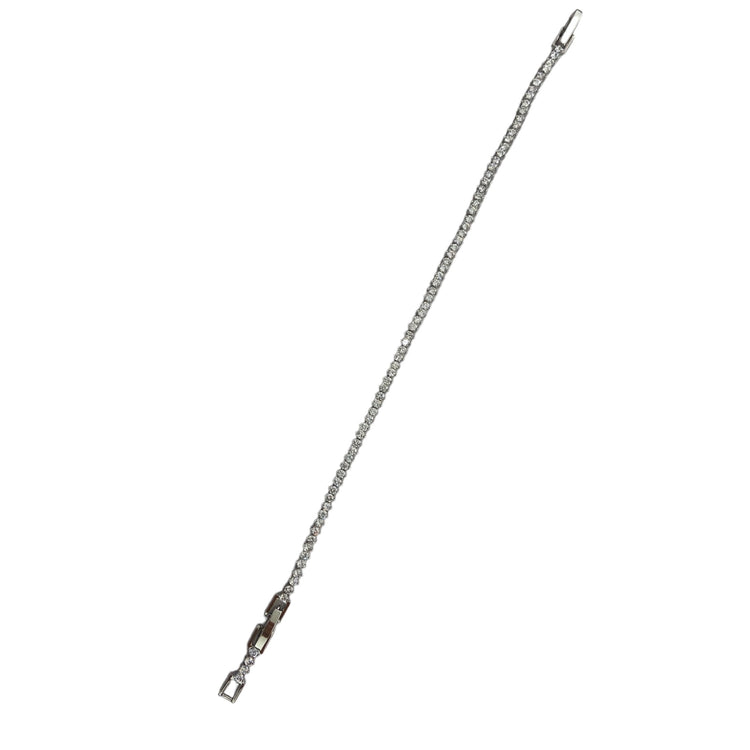 BRACCIALE - TENNIS BASICO MEDIO - ARGENTO