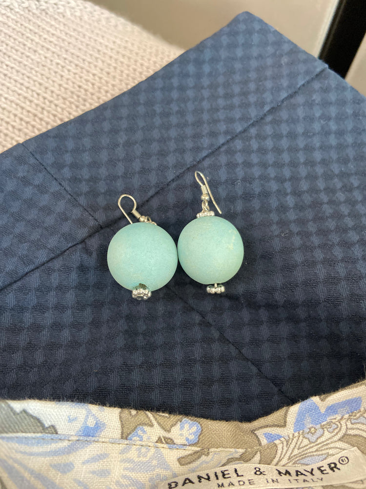 ORECCHINO - SFERA - CELESTE