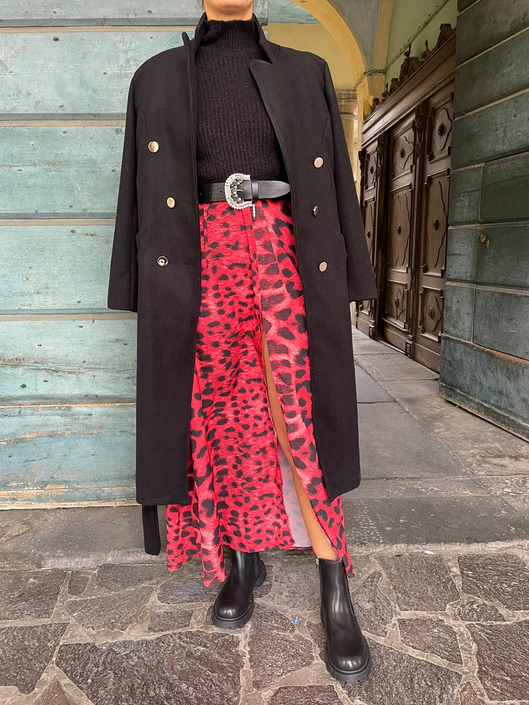 ODI ET AMO - ABITO LUNGO MACULATO