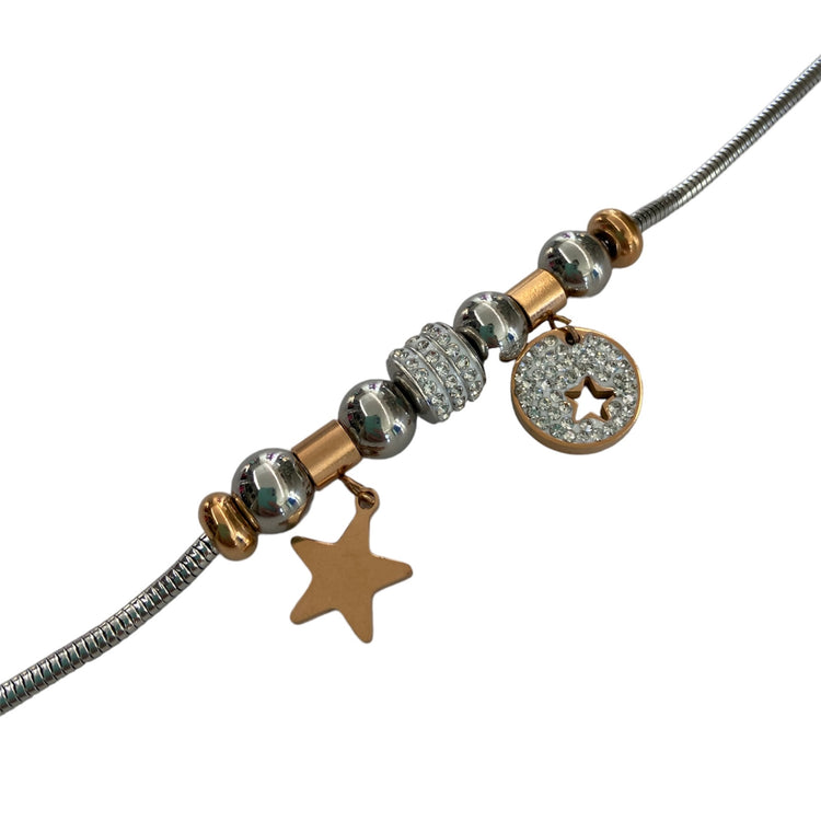 BRACCIALE - TENNIS CON CIONDOLO - CERCHIO