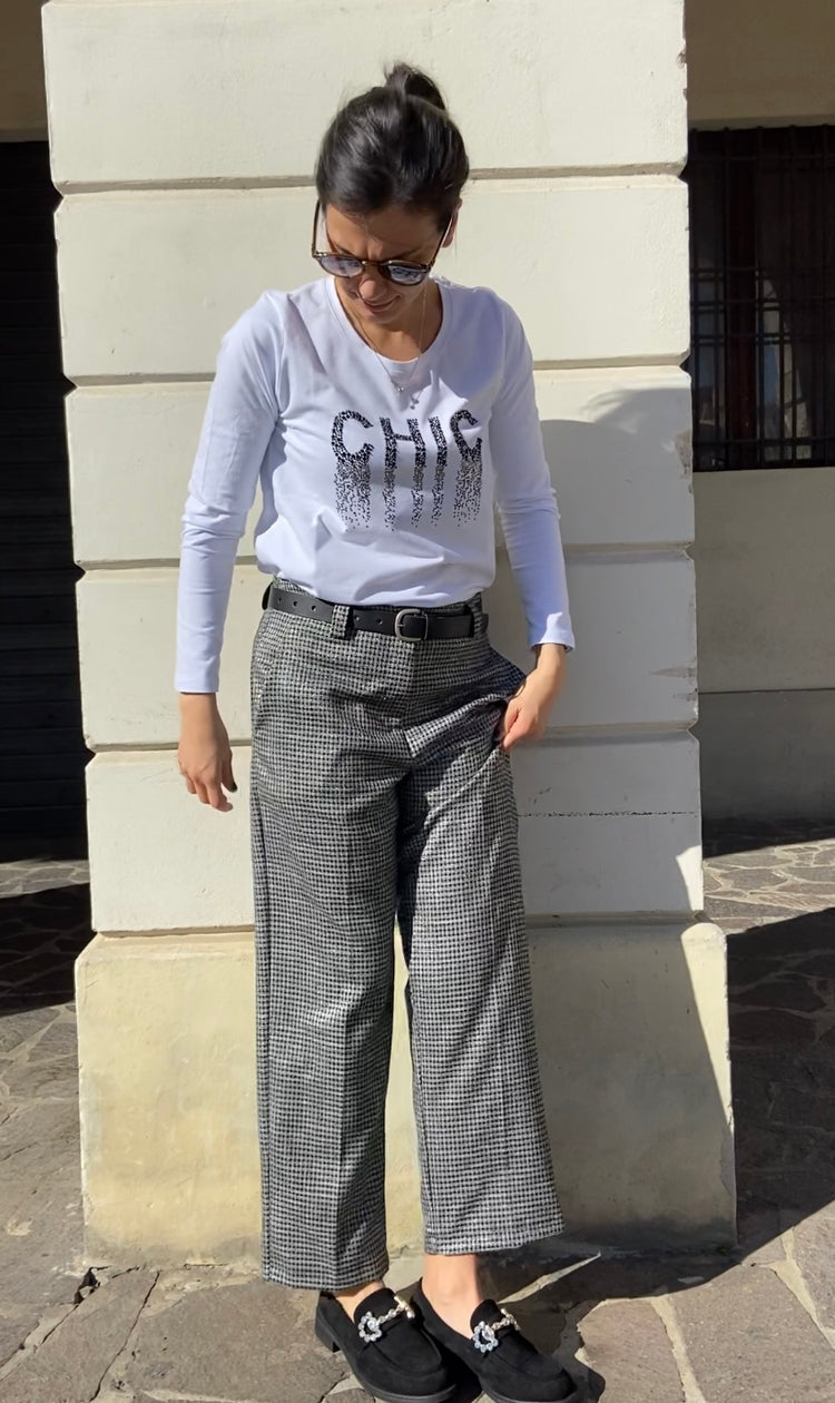 MOTEL - PANTALONE SOFT - GRIGIO