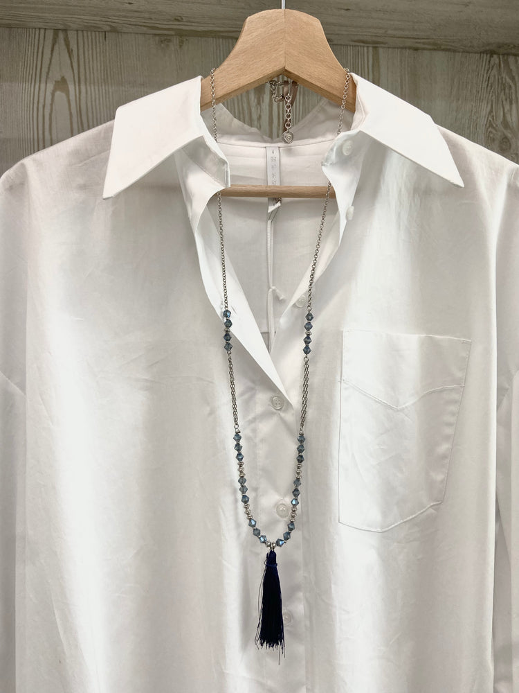 COLLANA - NAPPINA BLU