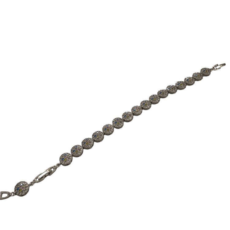 BRACCIALE - TENNIS ARGENTO - PIANETI