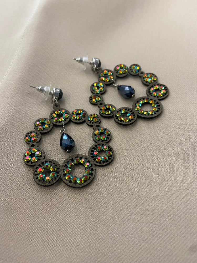 ORECCHINI - VERDE MILITARE