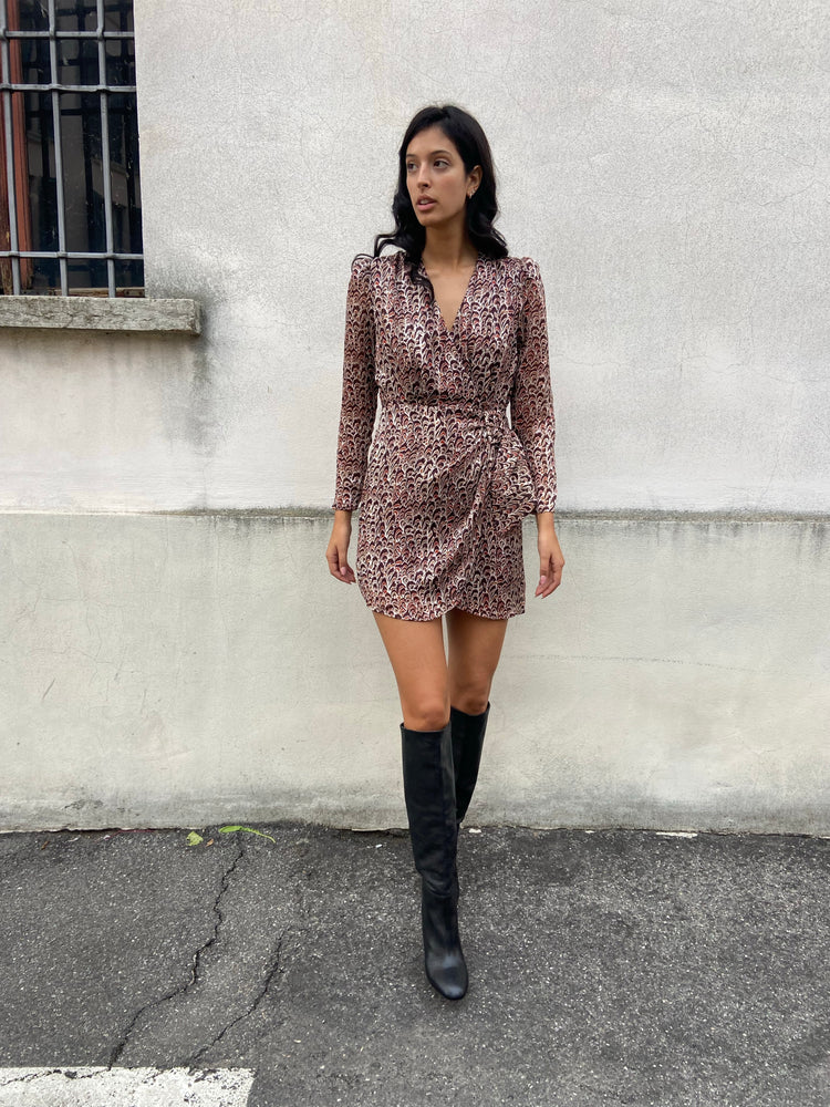 ANNA ROCK - ABITO CON CINTURA FINTA