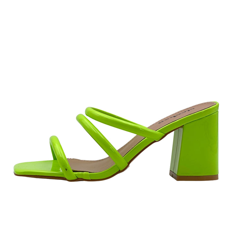 SANDALI MULES - VERDE