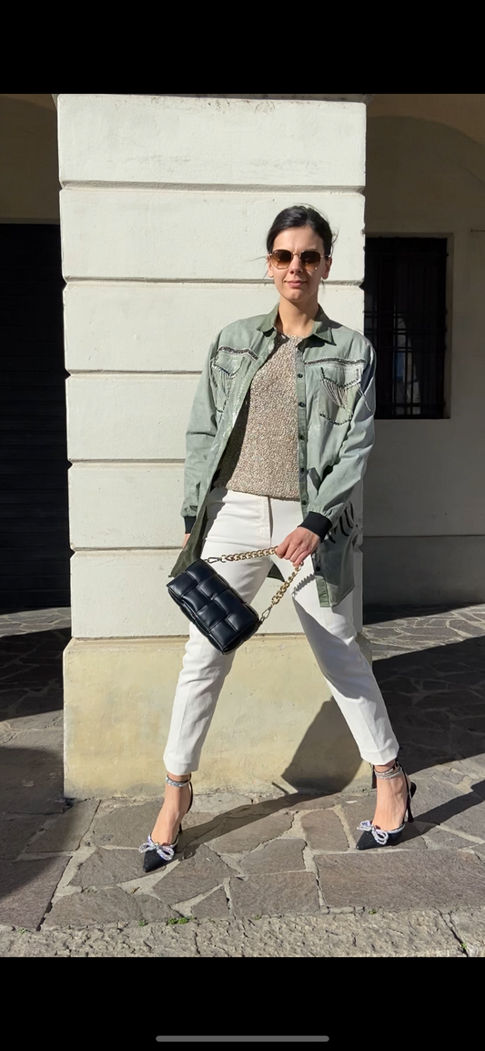 SANDALI HALLEY GLITTER - NERO