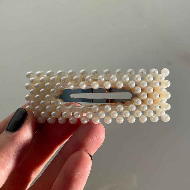 CLIP CAPELLI CON PERLE