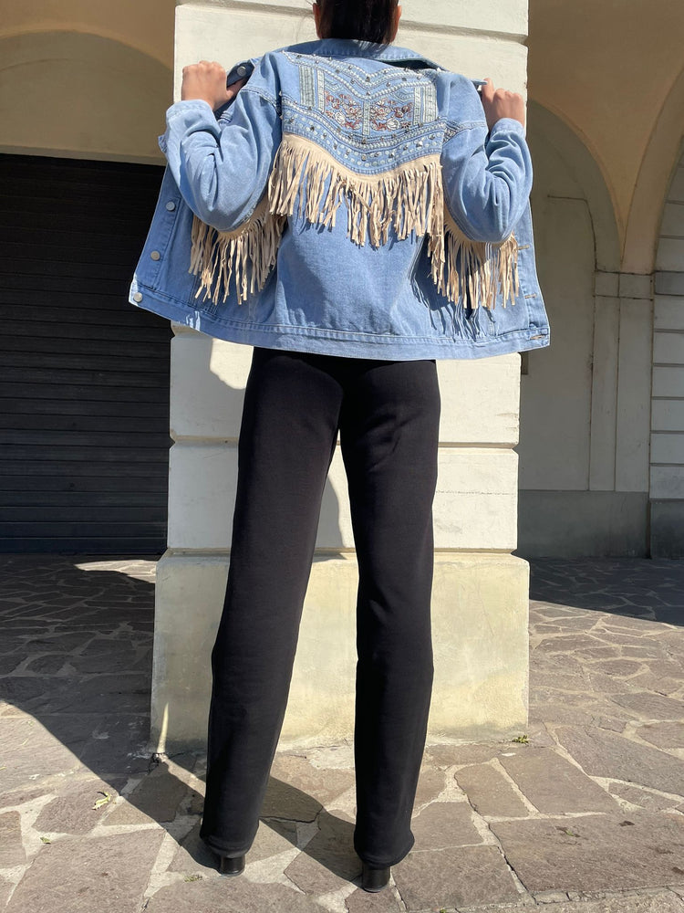 ODI ET AMO - PANTALONE FELPA CON BORCHIE LATERALI