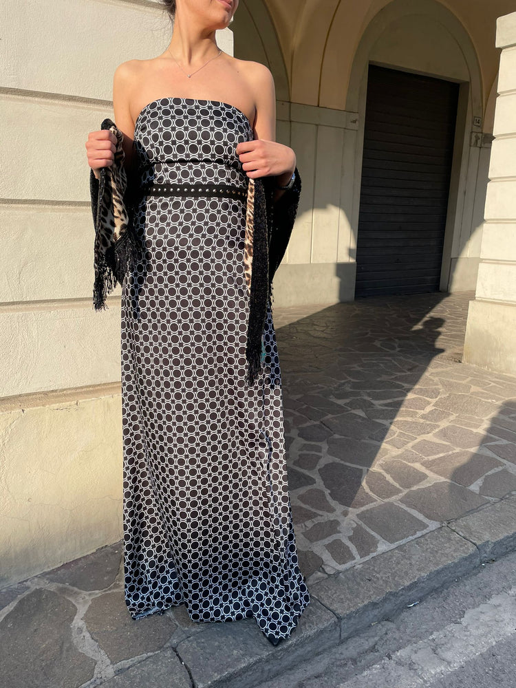 GIL SANTUCCI - ABITO NERO CON SPACCO