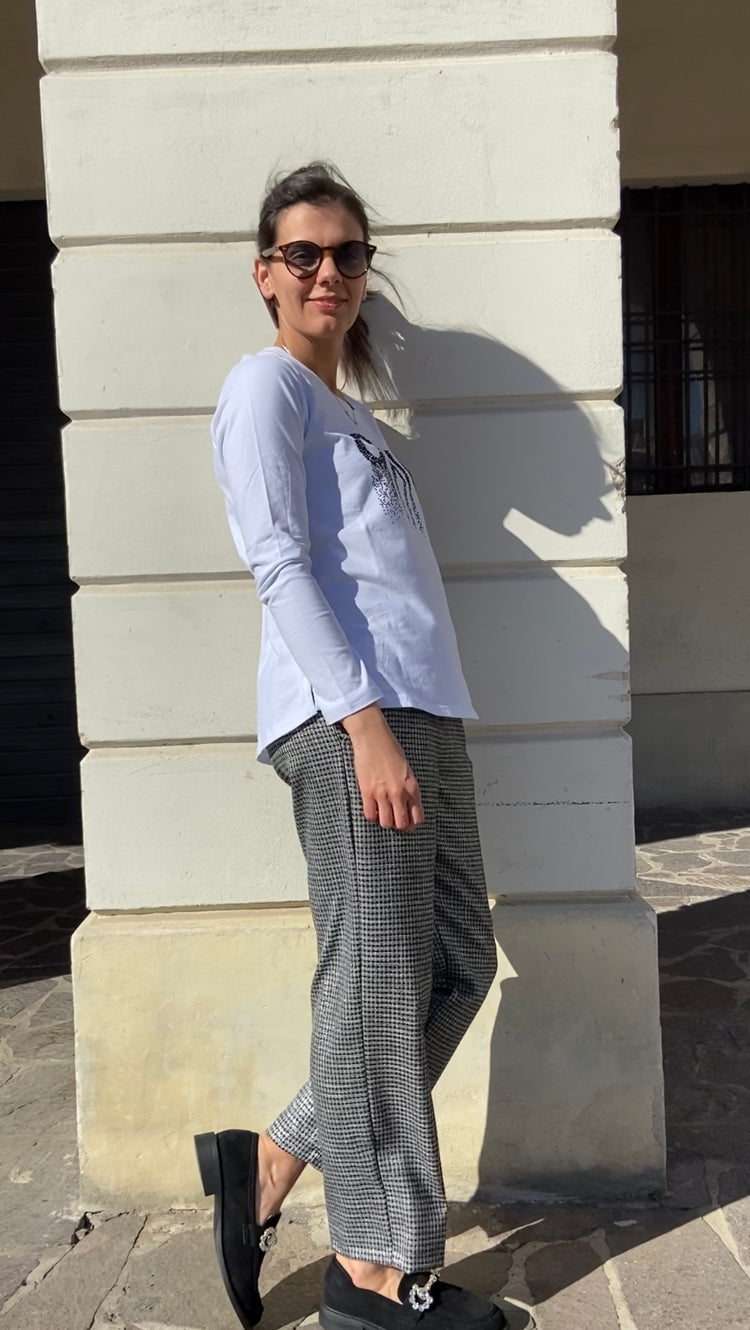 MOTEL - PANTALONE SOFT - GRIGIO