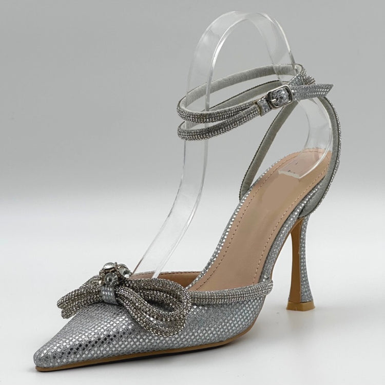SANDALI HALLEY GLITTER - ARGENTO