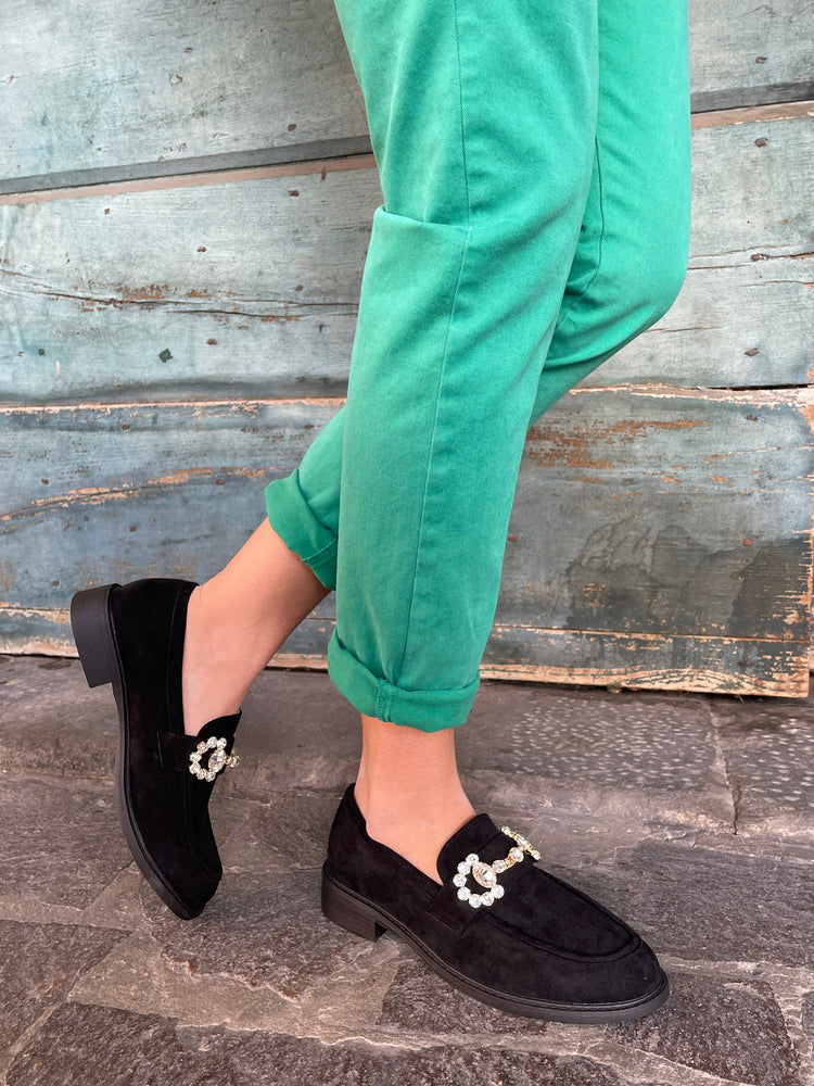 PANTALONE BASIC - VERDE SMERALDO