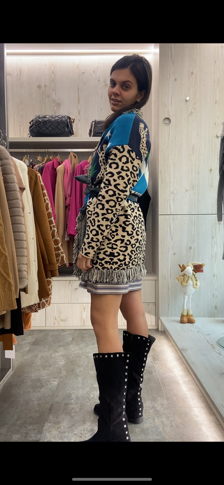 ECO - ABITO RIGHE CON LUREX