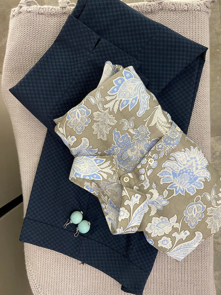 ORECCHINO - SFERA - CELESTE