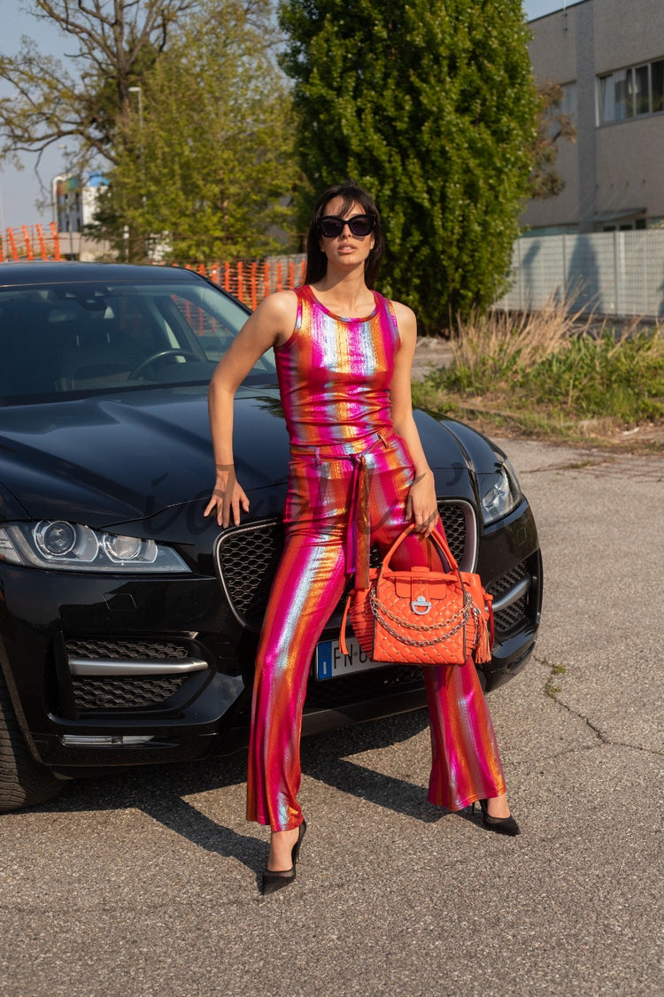 PANTALONE MULTICOLORE