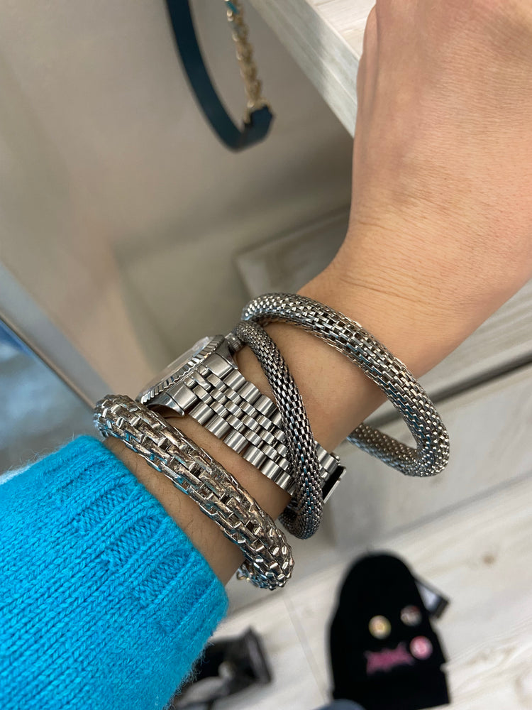 BRACCIALETTI MINIMAL - COLOR ARGENTO/RAME