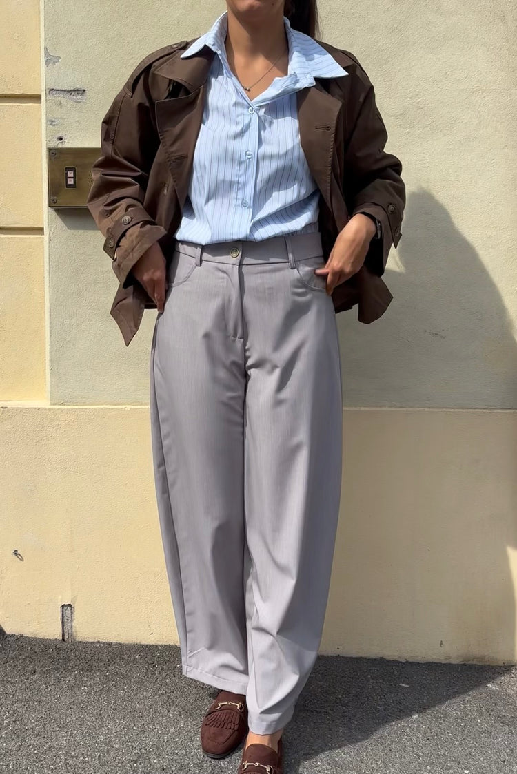 TENSIONE IN - PANTALONE BALI - GRIGIO