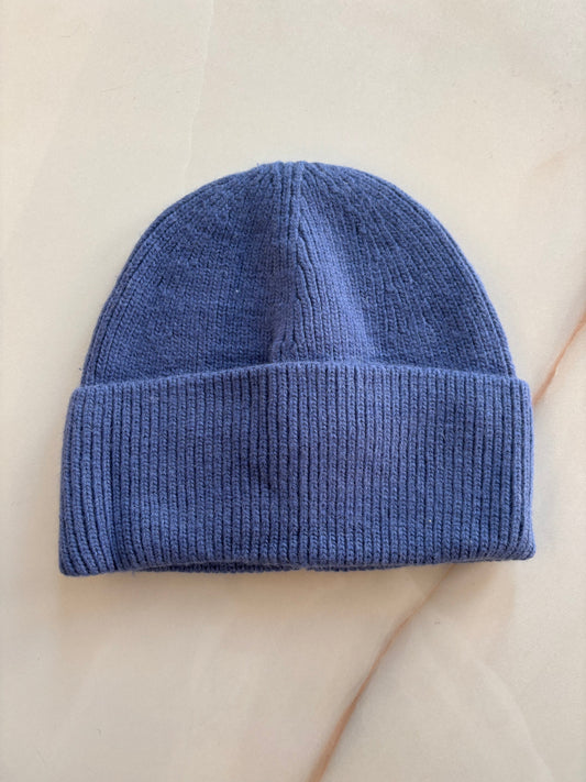 BERRETTA CON RISVOLTO - MUSA - BLU CINA