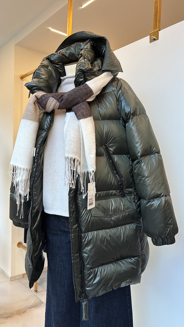 HAVEONE - PIUMINO CON CAPPUCCIO - MILITARY