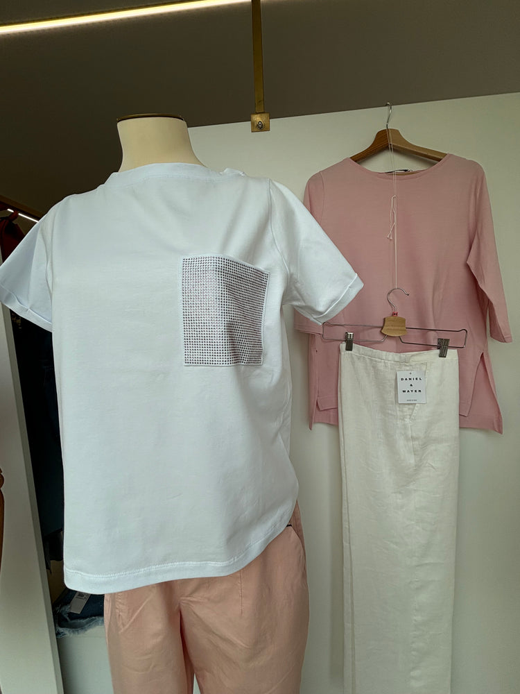 MARGARET - T SHIRT - TASCHINO BRILL - ROSA