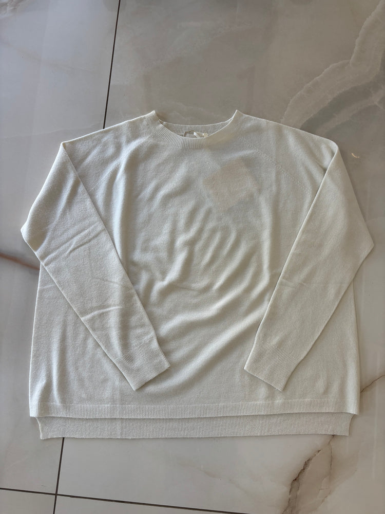 ANGELA DAVIS - MAGLIONCINO GIROCOLLO - GIULIA RI9PA12 - PANNA