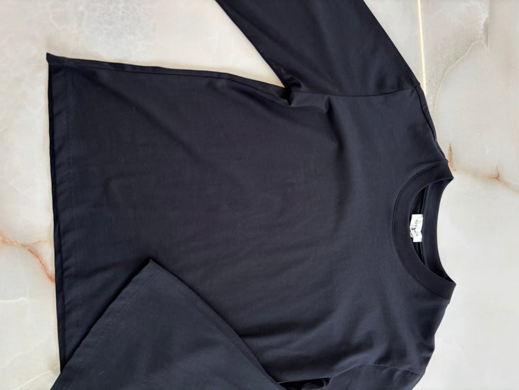 SUSY MIX - T SHIRT MANICA AMPIA - NERA
