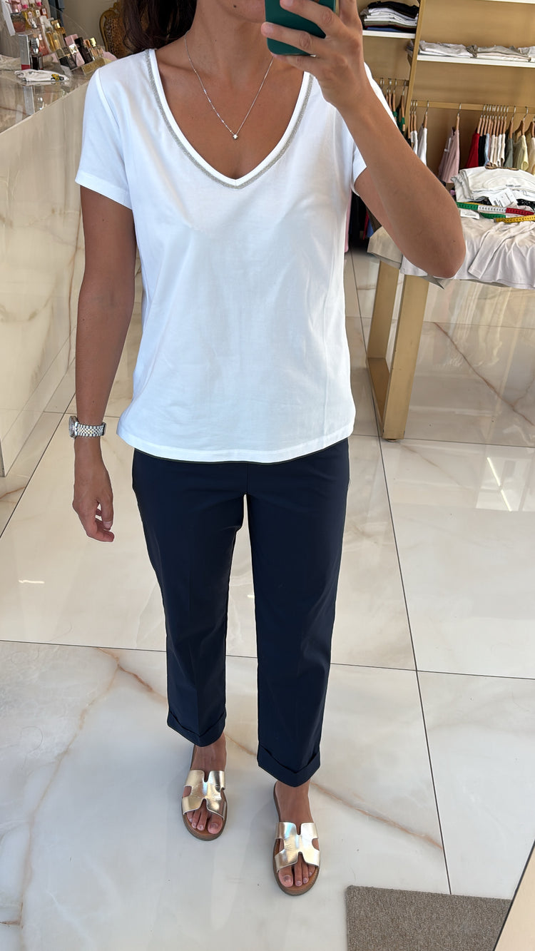 CARMEN - PANTALONE BLU - DRITTO