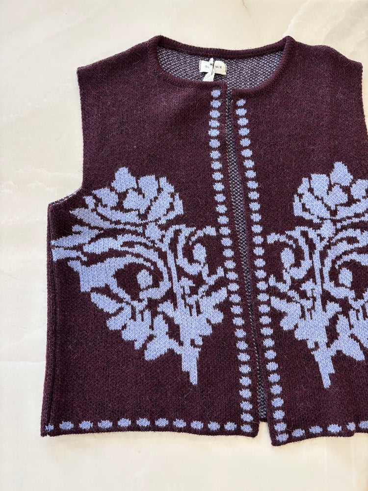 SUSY MIX - GILET GRECA - VINO
