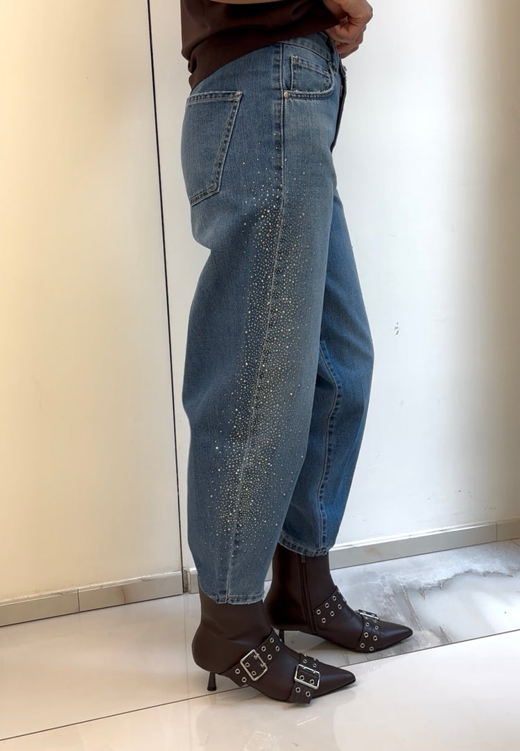 SUSY MIX - JEANS STRASS - DENIM CHIARO