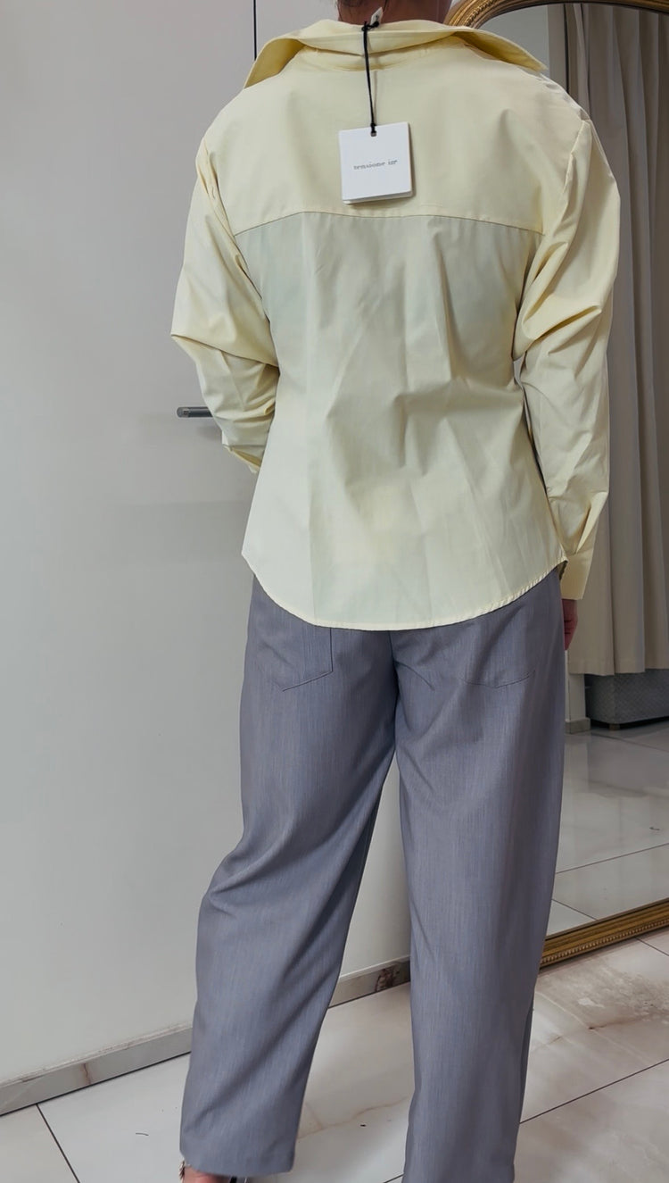 TENSIONE IN - CAMICIA NODO - GIALLA