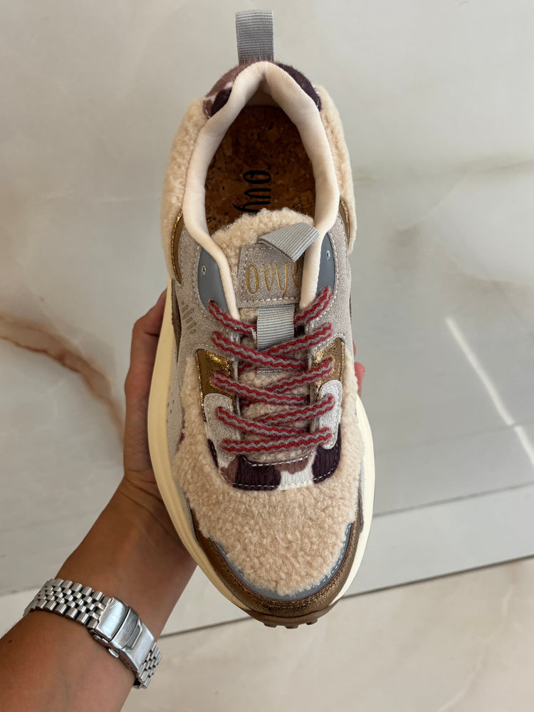 SNEAKERS - BEIGE / ORO