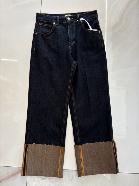 SUSY MIX - JEANS  RISVOLTO - BLU