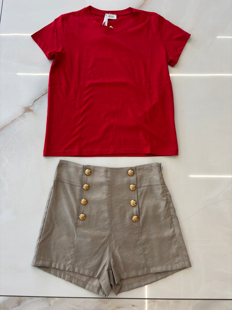 SUSY MIX - T SHIRT NORMAL - ROSSO VIVO