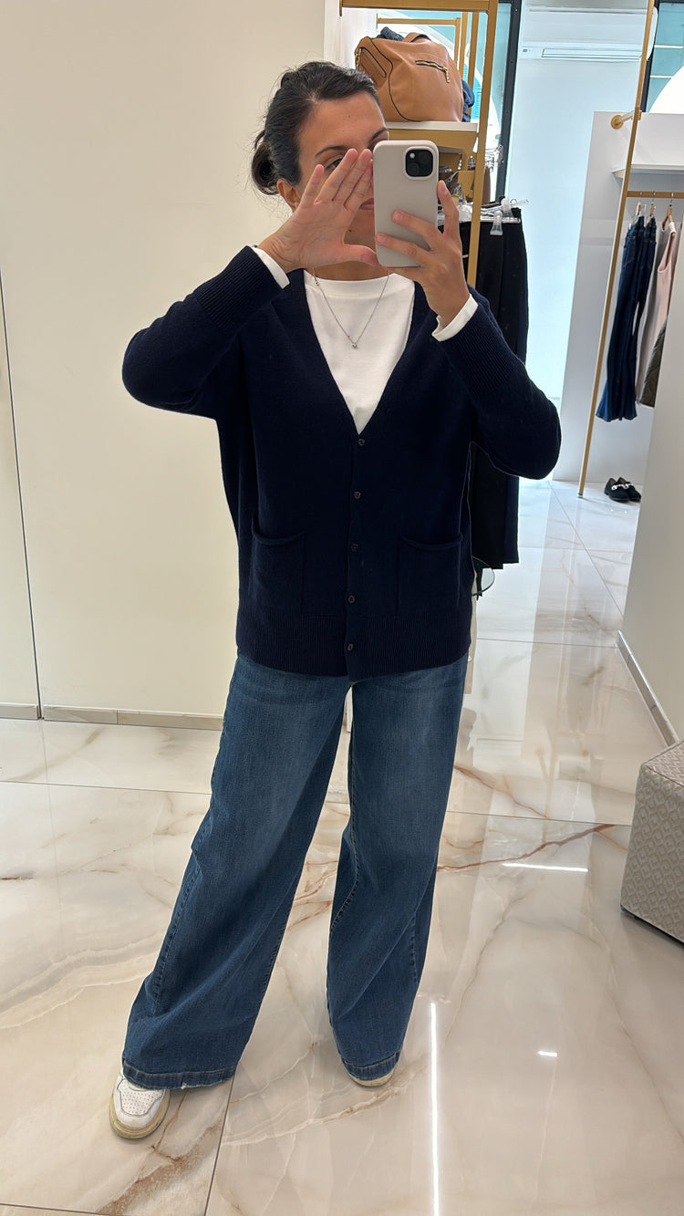 DANIEL &  MAYER -  CARDIGAN - BLU