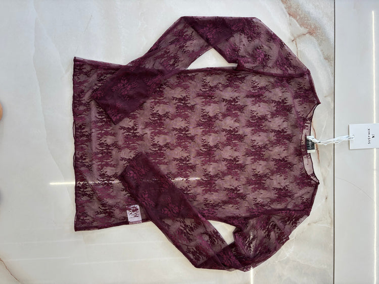 SUSY MIX - MAGLIA PIZZO - VINO