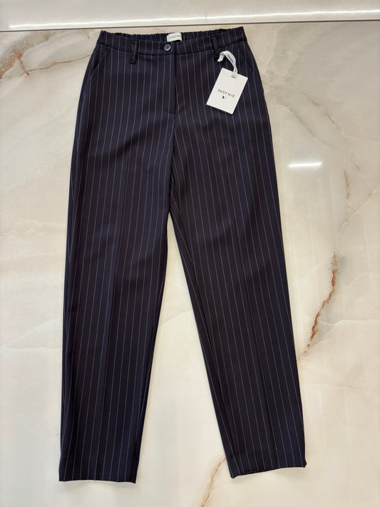 SUSY MIX - PANTALONE GESSATO - NERO