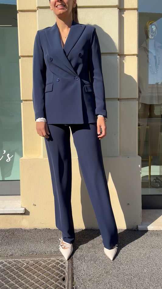 ANGELA DAVIS - TAILLEUR COMPLETO - BLU