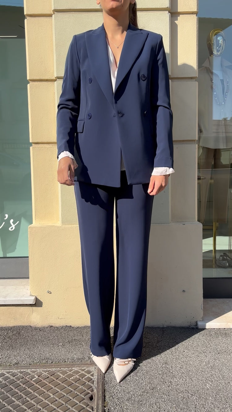 ANGELA DAVIS - TAILLEUR COMPLETO - BLU